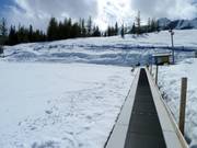 Le Pony Express (tapis roulant) est apprécié des plus petits.