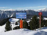 Signalisation des pistes à Hochoetz