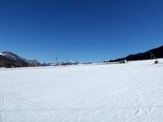 Descentes faciles à Ellmau dans la zone de la vallée