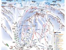 Plan des pistes Las Leñas