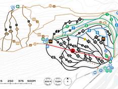 Plan des pistes Mont Adstock