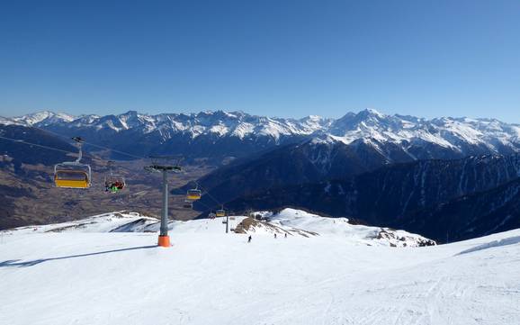 Meilleur domaine skiable dans l' Obervinschgau (Alta Val Venosta) – Évaluation Watles – Malles Venosta (Mals)