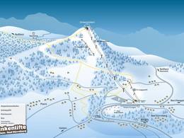 Plan des pistes Zinkenlifte – Dürrnberg (Hallein)