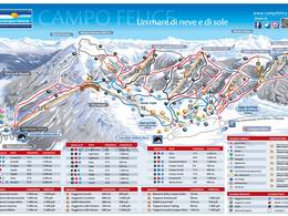 Plan des pistes Campo Felice – Rocca di Cambio