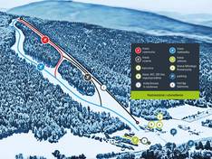 Plan des pistes Śnieżnica – Kasina Wielka