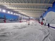 Vue sur la piste principale depuis la station supérieure