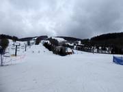 Vue sur le domaine skiable Stoneham