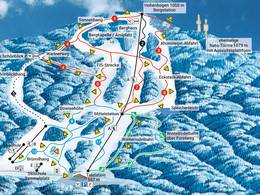 Plan des pistes Hohenbogen – Neukirchen bei Hl. Blut