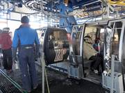 On est toujours présent à la télécabine.