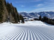 Très bonne préparation des pistes au Hochstein