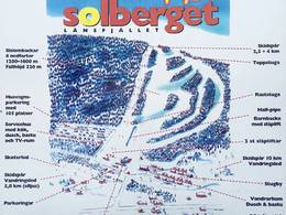 Plan des pistes Solbergsbacken