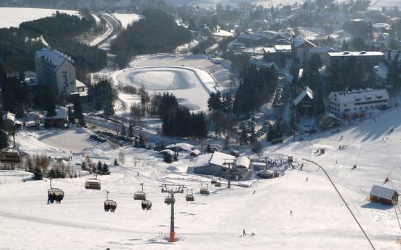 Monts Métallifères centraux: offres d'hébergement sur les domaines skiables – Offre d’hébergement Fichtelberg – Oberwiesenthal