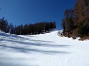 Descente Watles dans la partie inférieure (descente vers la vallée)