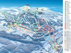 Plan des pistes Hafjell
