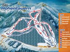 Plan des pistes Hohentauern