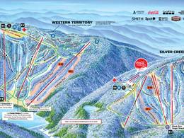 Plan des pistes Snowshoe Mountain