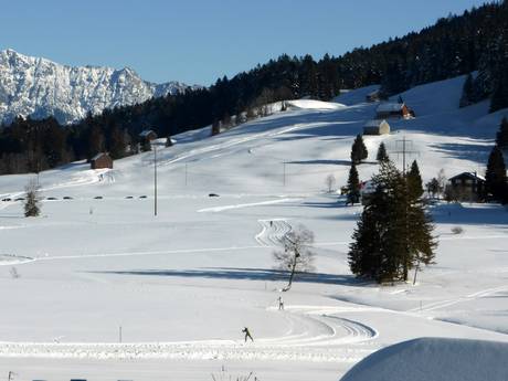 Ski nordique Meilenweiss – Ski nordique Wildhaus – Gamserrugg (Toggenburg)