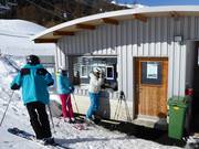 Zone de caisse soignée au Moosalp-Express