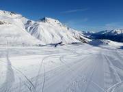 Pente d’entraînement facile sur la Corviglia (Runzöl)