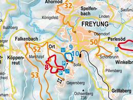 Plan des pistes Solla – Freyung-Geyersberg