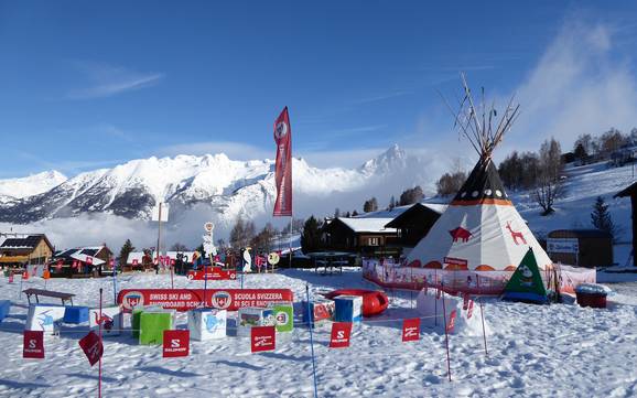 Stations de ski familiales Viège – Familles et enfants Bürchen/Törbel – Moosalp