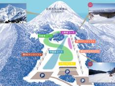 Plan des pistes Urabandai Kogen
