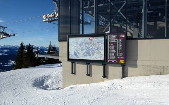 Wilder Kaiser: indications de directions sur les domaines skiables – Indications de directions SkiWelt Wilder Kaiser-Brixental