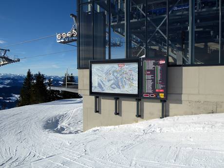 Kufstein: indications de directions sur les domaines skiables – Indications de directions SkiWelt Wilder Kaiser-Brixental