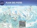 Plan des pistes Chabanon