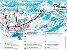 Plan des pistes Planneralm – Donnersbach