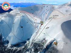 Plan des pistes Antillanca