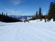 Piste facile et large Seter