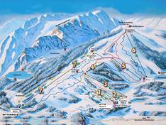Plan des pistes Kranzberg – Mittenwald