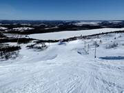 Piste n° 2 avec vue sur le lac Harrträsket