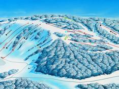 Plan des pistes Mt. Kato