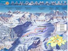 Plan des pistes Lungern – Schönbüel