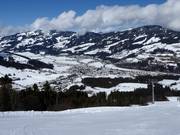 Vue sur les hébergements à Kirchberg