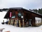 Auberge Frauenalm au-dessus du Jib Park