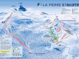 Plan des pistes La Pierre Saint Martin