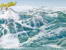 Plan des pistes Hovfjället – Torsby