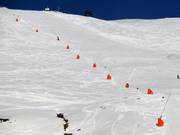 Enneigement par canons sur la Direttissima