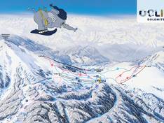 Plan des pistes Oclini
