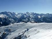 Vue depuis le Schmittenhöhe en direction du Kitzsteinhorn