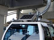 Énergie solaire pour les annonces et l'éclairage dans la Grasjochbahn