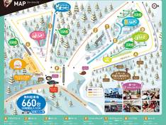 Plan des pistes Yachiho Kogen