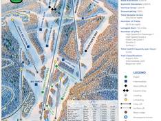 Plan des pistes Sugar Mountain