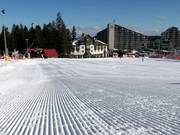 Très bonne préparation des pistes à Borovets