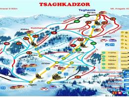Plan des pistes Tsakhkadzor (Tsaghkadzor)