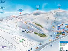 Plan des pistes Popova Sapka