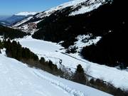 Pistes de ski de fond aux Trois Vallées